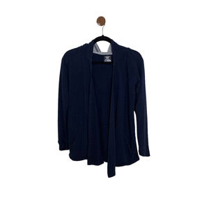 Moosejaw Womens Long Sleeve Cardigan Size Small Blue Solid Hooded Casual Lounge